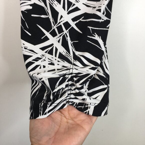 Calvin Klein Performance Black and White Capri Leggings Size XL - Picture 8 of 12